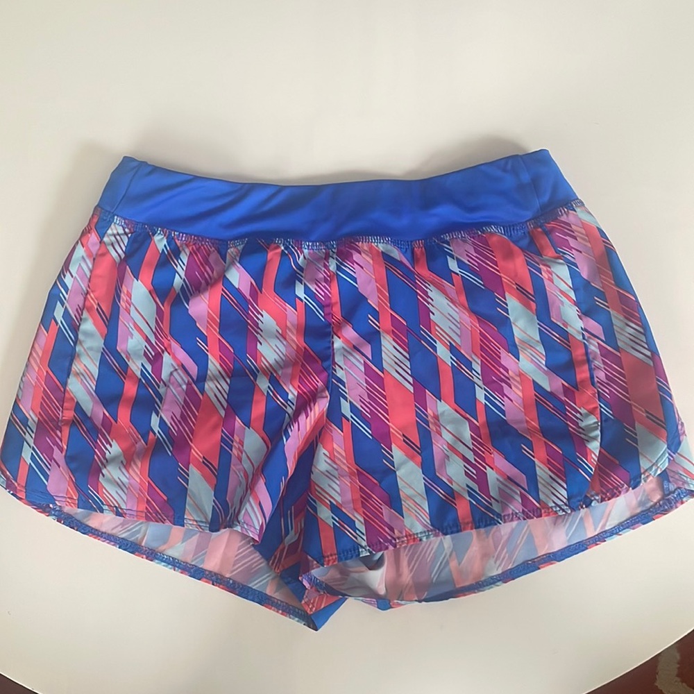 Athletic works shorts, large 10/12, multicolor